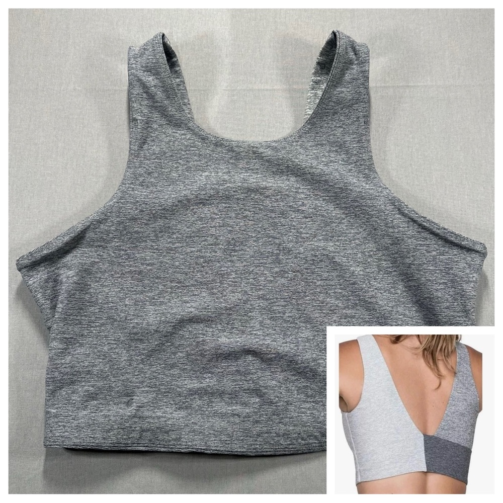 Outdoor Voices Gray Sports Bra
